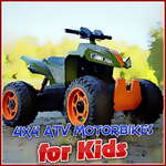 Moto ATV 4x4 per bambini gioco