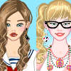 A day with BFF dress up game