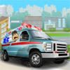 Conductor de camión ambulancia juego
