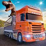 Animal Zoo Transporter Truck Jeu de conduite 3D jeu