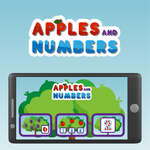 Manzanas y números juego