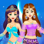 Arab hercegnő öltöztetős játék