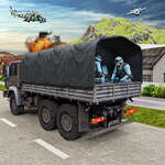 Hadsereg gép szállító teherautó játék