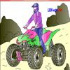 ATV велосипед оцветяване игра