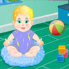 Boy babyverzorging spel