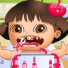 Baby Lora zubný problémy hra