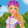 Barbie megy kerékpáros játék