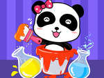 Baby Panda Farbe Mixing Studio Spiel