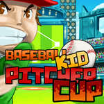 Beyzbol çocuğu Pitcher kupası oyunu