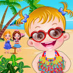 Baby Hazel Beach Party game