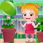 Baby Hazel Earth Day game