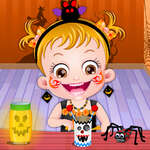 Baba mogyoró Halloween Kézművesség játék