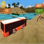 Beach Bus alla guida del gioco di autobus di superficie dell'acqua