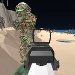 Beach Assault GunGame Overleven spel