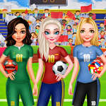 Bff Princess Vote For football 2018 juego