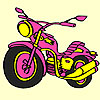 Colorear gran moto express juego