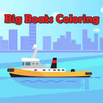 Големи лодки оцветяване игра