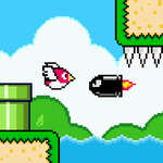 Bird Quest dobrodružstvo Flappy hra