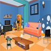 Blue Puzzle Room Escape game