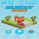 Blocky Road Runner Game 2D