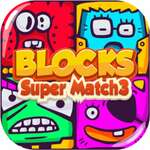 Blokken Super Match3 spel