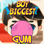 Boy Biggest Gum Spiel