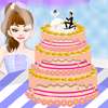Menyasszony tortát díszítő játék