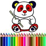BTS Panda színezés játék