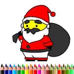 BTS Santa Claus para colorear juego
