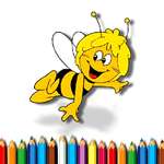 BTS Méh kifestőkönyv játék