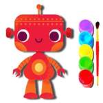 BTS Robot Libro para colorear juego