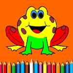 BTS Funny Frog Coloring Livre jeu