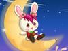 Bunny on the Moon Dressup game