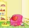 Candy ház dekoráció játék