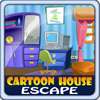 Cartoon huis Escape spel