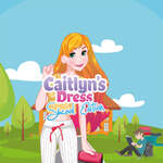 Caitlyn Dress Up School spel