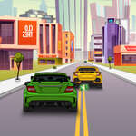 Tráfico de coches 2D juego