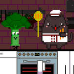 Cat Chef and Broccoli game