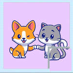 Cats and Dogs Puzzle game