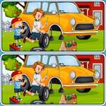 Car Garage Differences game