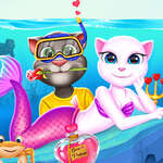 Cat Girl Valentine Story Deep Water game