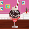 Helado de chocolate decoración juego