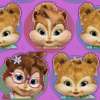 Chipettes Bubble Shooter juego