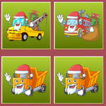 Christmas Trucks Memory game