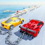 Geketende auto stunts race Mega Ramp GT Racing spel