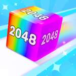 Reťazová kocka 2048 sa zlúči hra