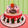 Farebné vianočné tortu dekor hra