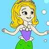 Colorear Sofia Mermaid juego
