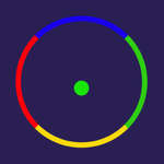 Gekleurde cirkel spel