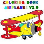 Libro para colorear Avión V 2 0 juego